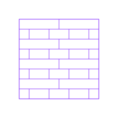 Buildings Tiles Pavers Two Tile English Bond Pattern Svg Line Art, Free Vectors File